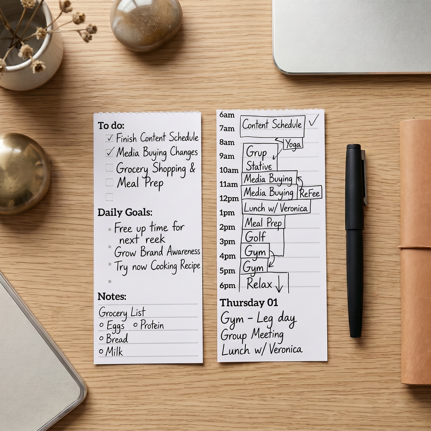 Tear Off Calendar