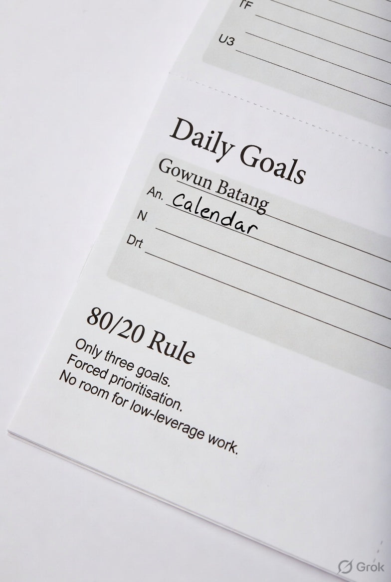 Tear Off Calendar
