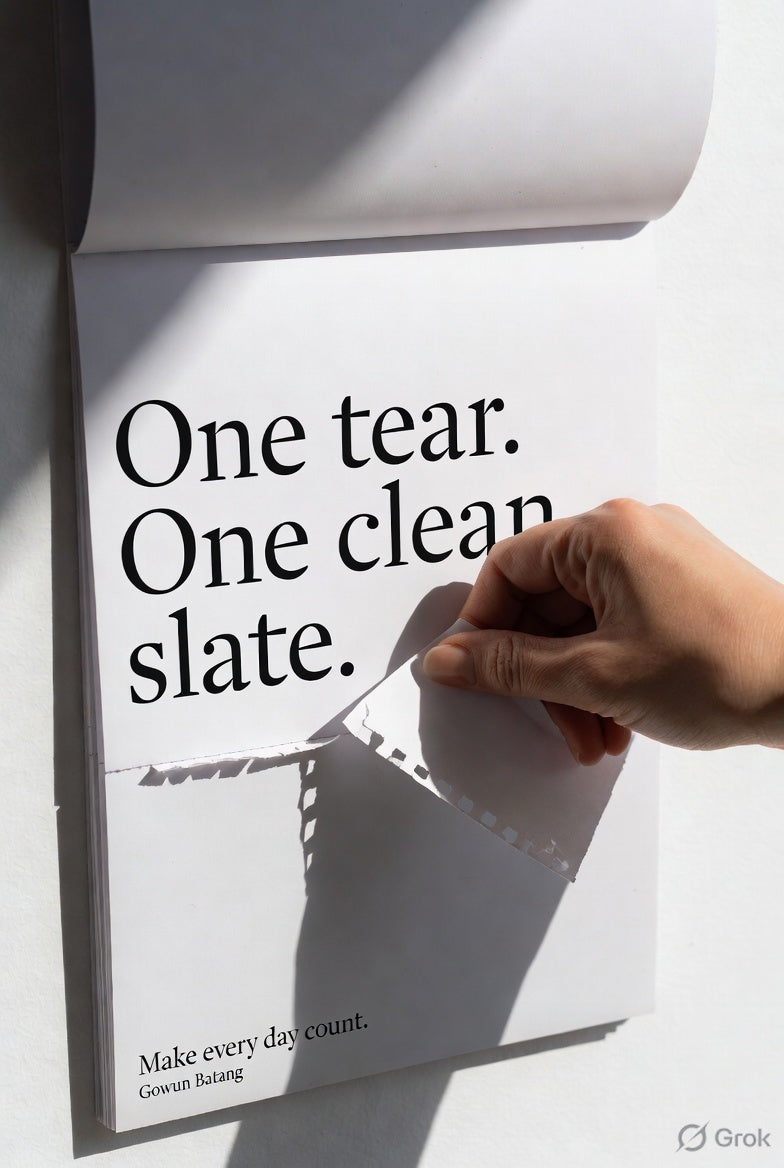 Tear Off Calendar